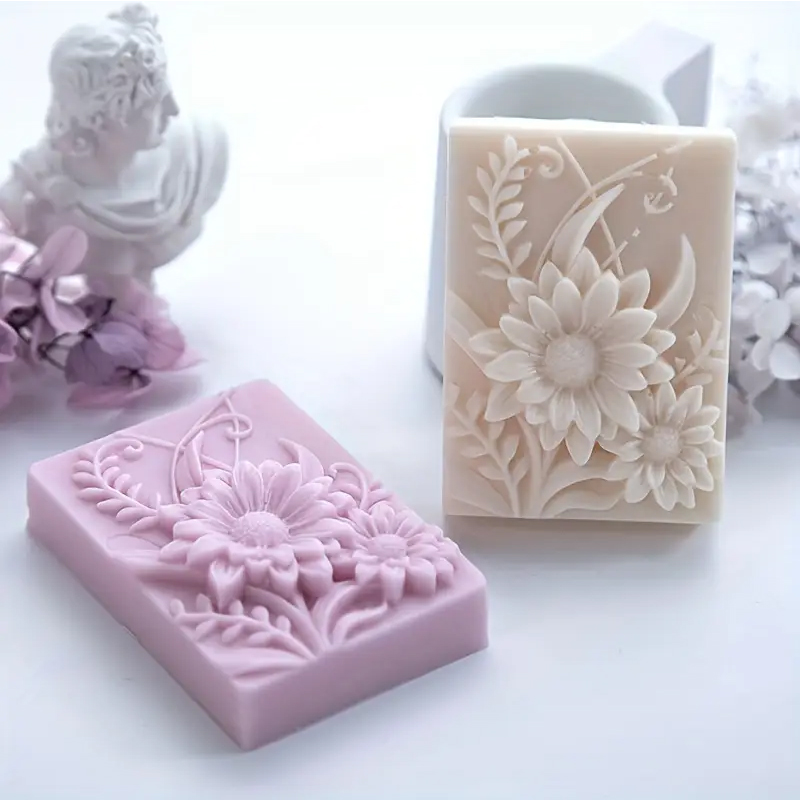 3D Flower Square Soap Silicone - Soap Making Instructions review and price