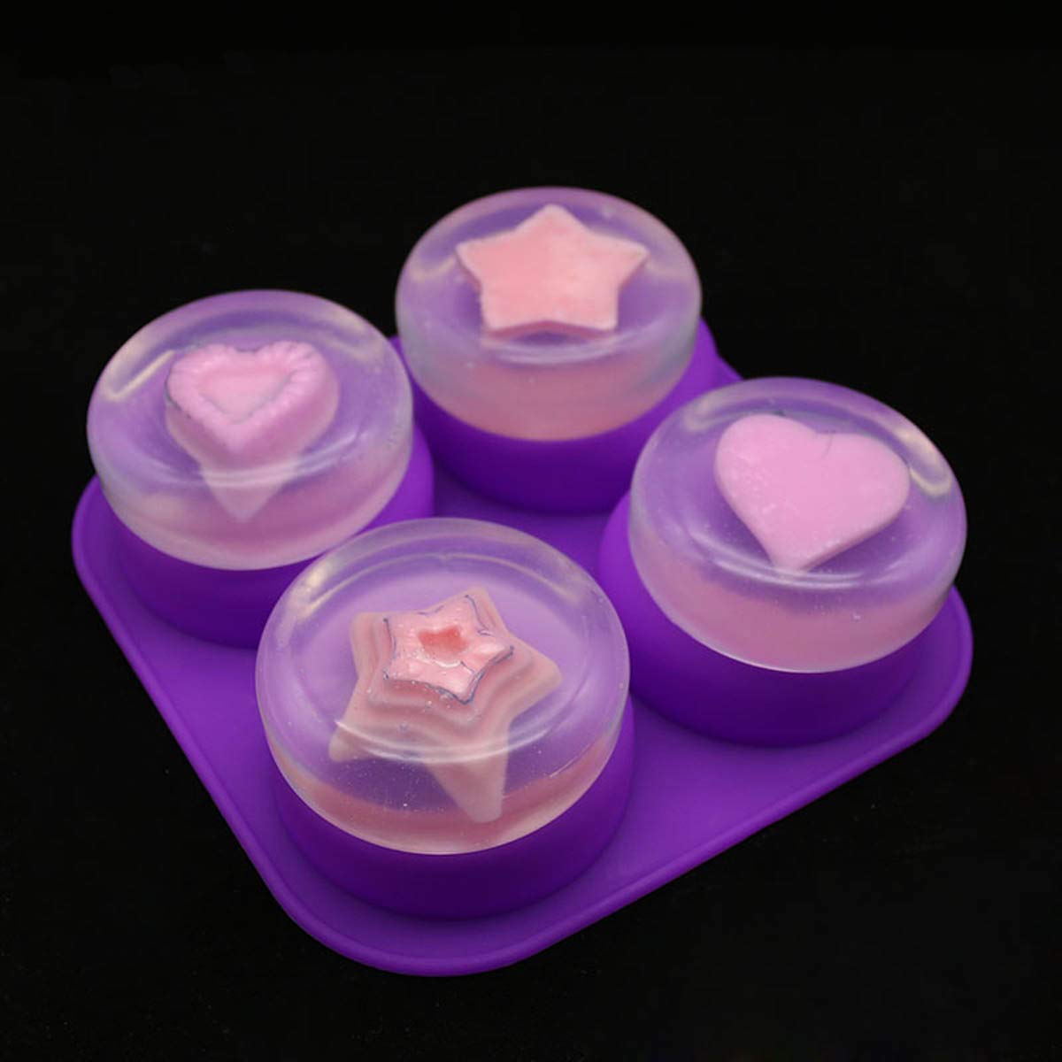 1-2 PCS 4 Cavity Reusable Roun - Soap Making Instructions review and price