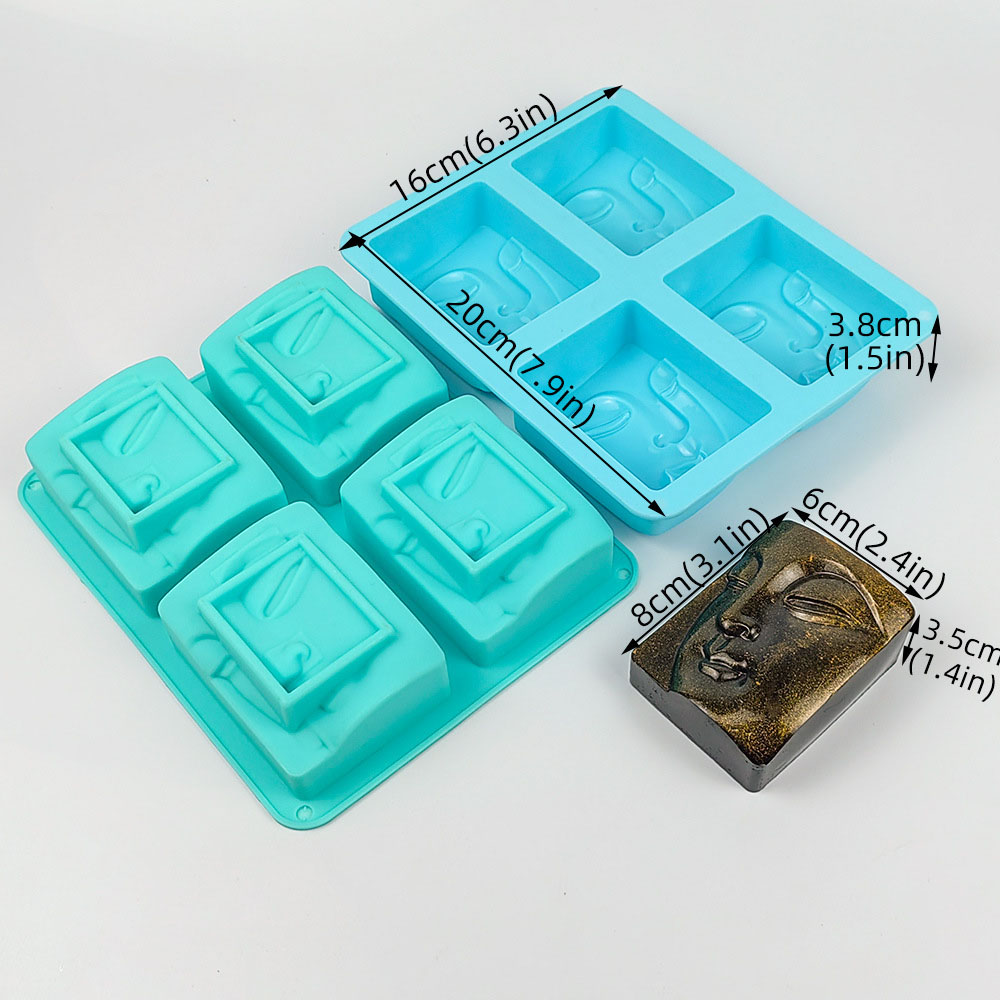 4 Holes Buddha Portrait Soap M - Soap Making Kit For Beginners review and price