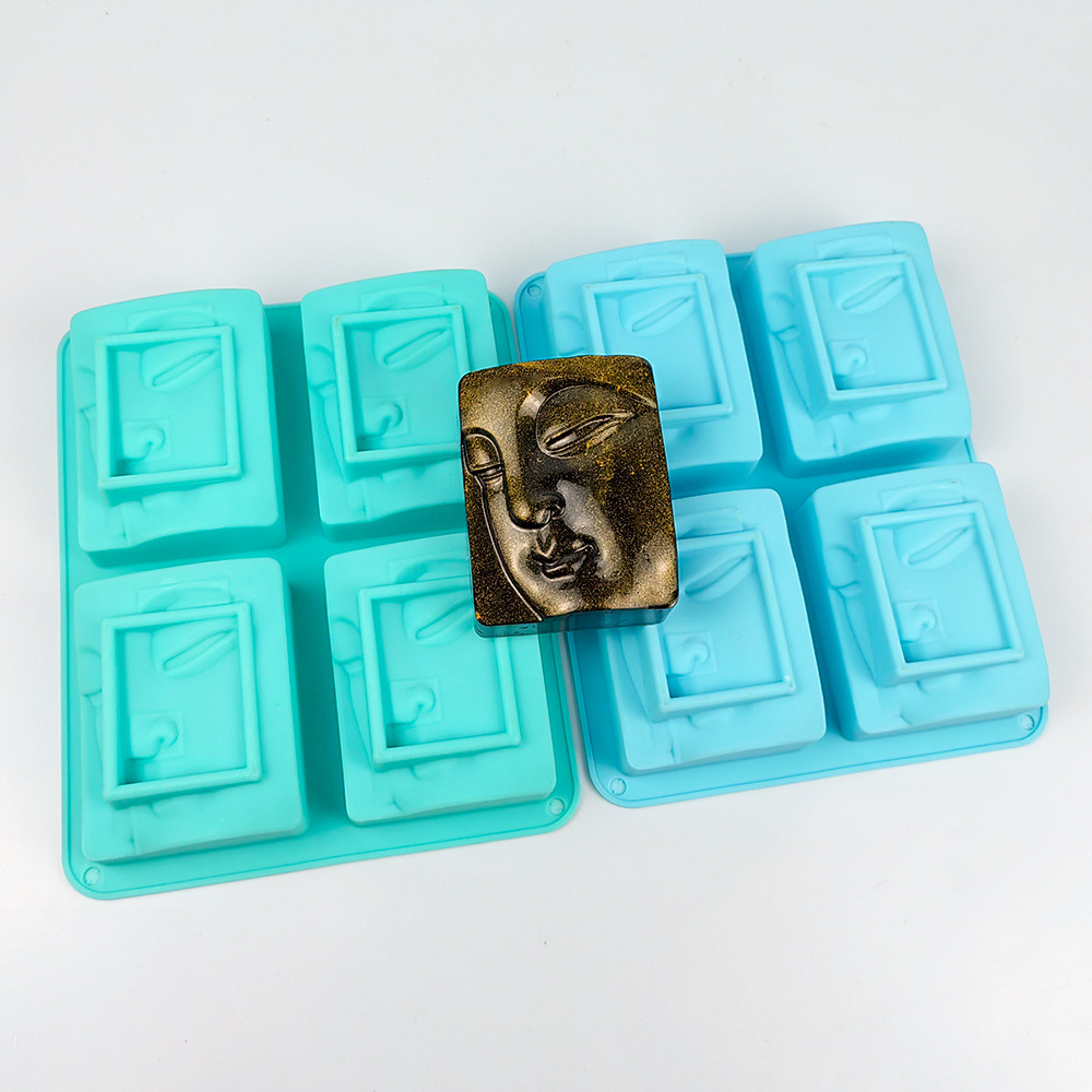 4 Holes Buddha Portrait Soap M - Soap Making Kit For Beginners review and price