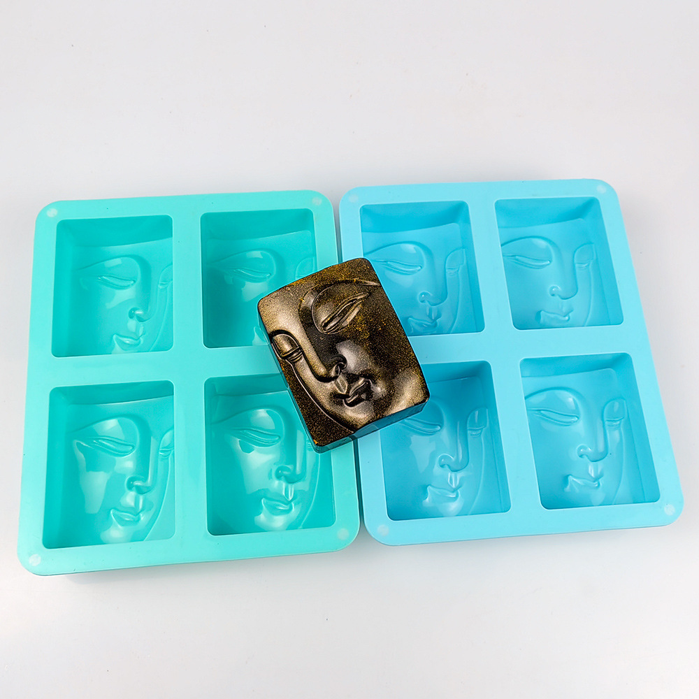 4 Holes Buddha Portrait Soap M - Soap Making Kit For Beginners review and price